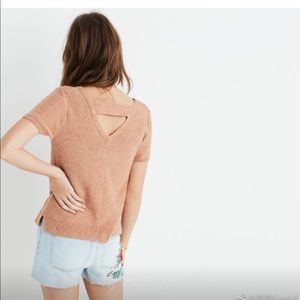 Madewell double V sweater Tee